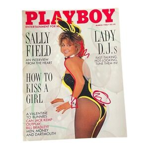 Playboy Magazine March 1986 Sally Field Cover Kim Morris Centerfold